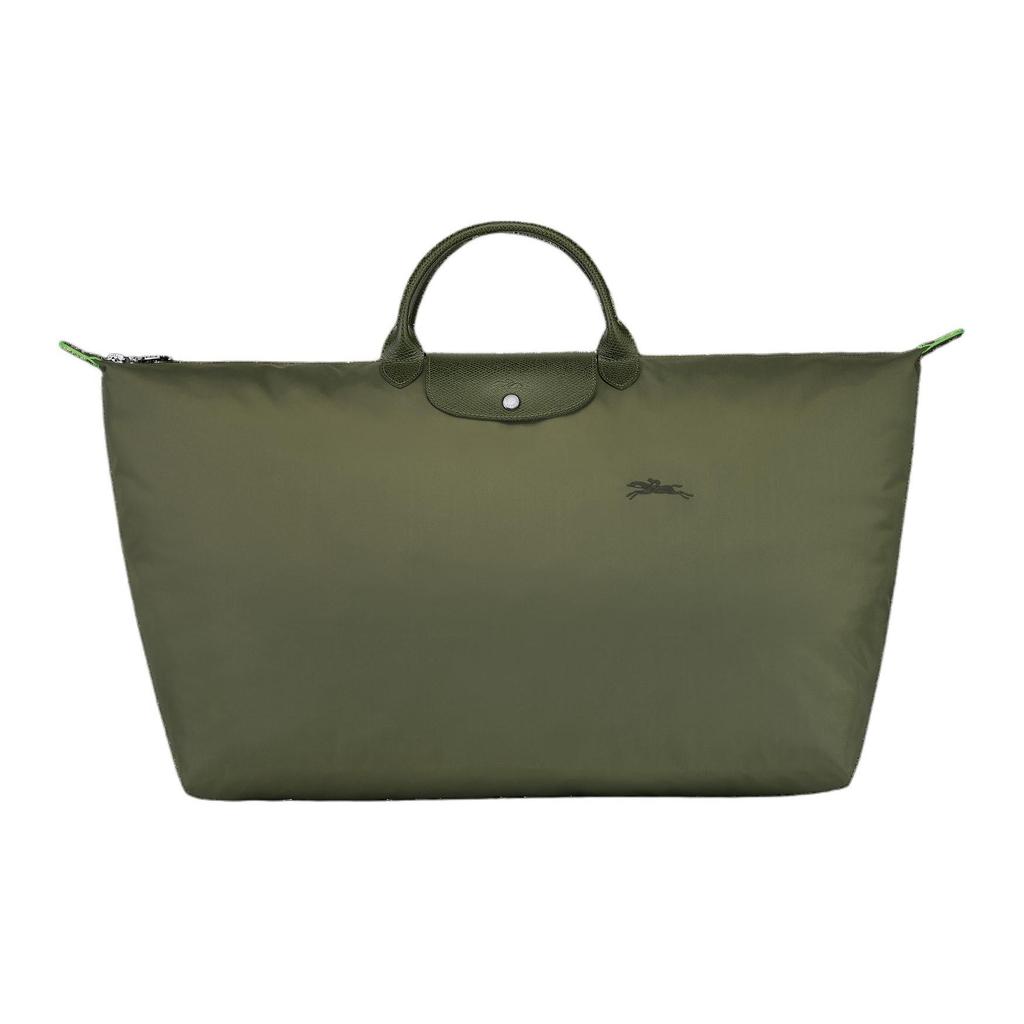 Longchamp Le Pliage Green Zipper Leather Travel Bag Men bags 1625919479