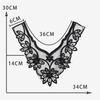 Black And White Organza Embroidery Collar Lace Mesh Lace Diy Sewing Decoration With Clothing Accessories