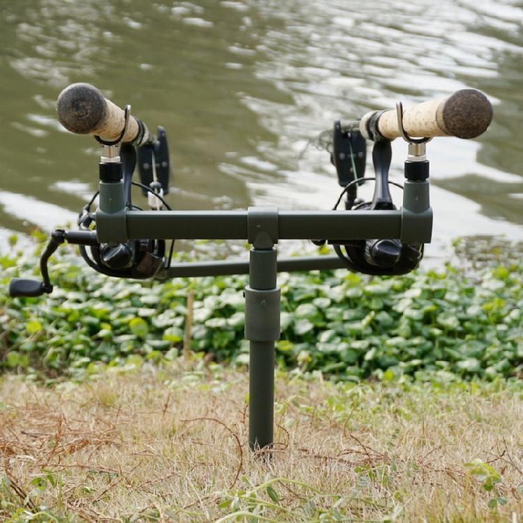 Portable Fishing Rod Support Stand Fishing Alarm Rest Rack For Easy Transport And Stable Performances On Any Ground