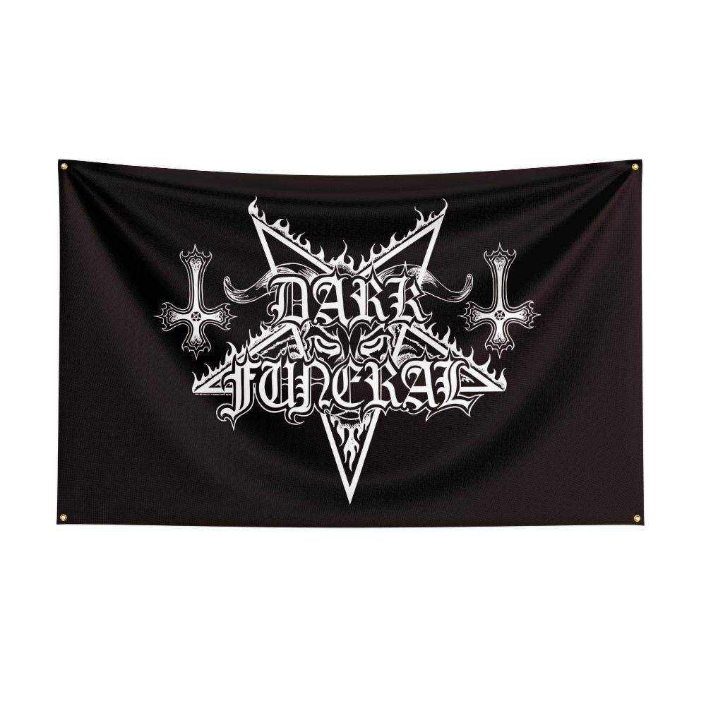 3x5 Ft Heavy Rock Band Ddark Funerals Flag Polyester Digital Printing Banner For Bedroom Wall Art Out Door Tapestry Decora