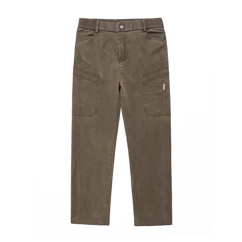 Men's Elastic Waist Straight Fit Cargo Pants