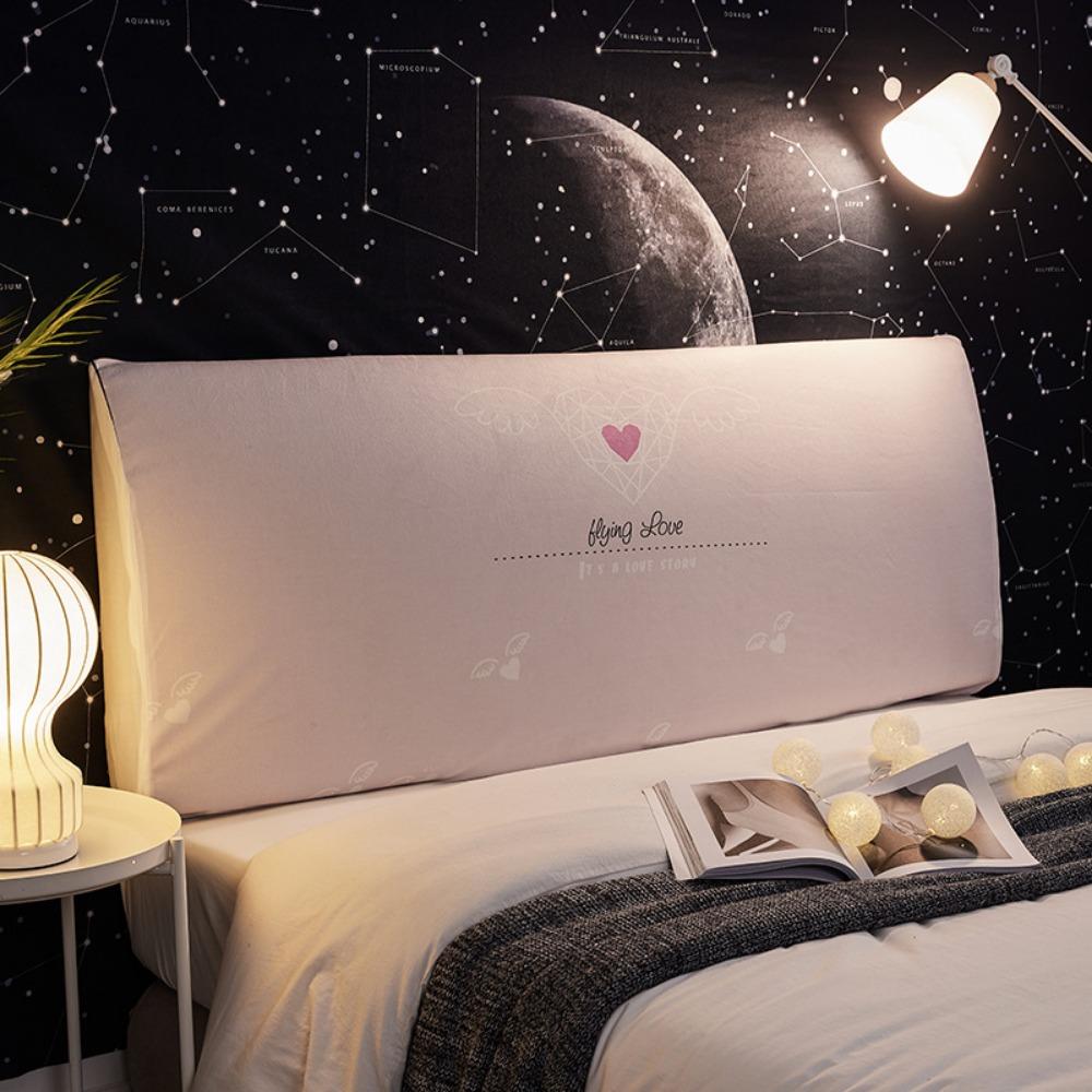 Nordic Nantong Bedside Cover Bedroom Bedside Backrest Cover Elastic Dustproof Soft Bag Fabric Protective Cover