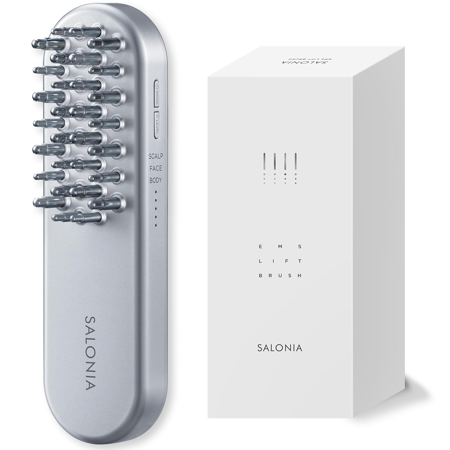 

SALONIA EMS Lift Brush Electric Beauty Device Scalp Lift-Up