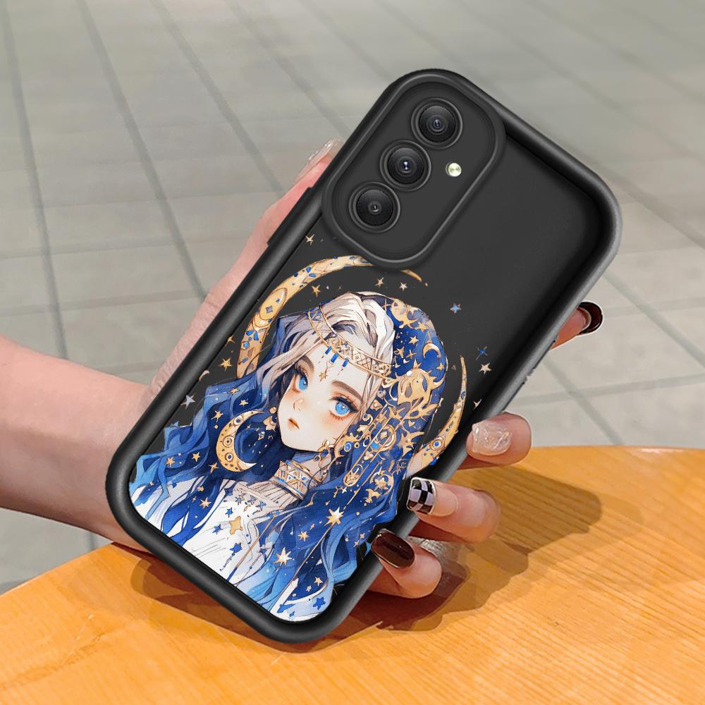 Soft Silicone Square Ladders Cartoon Pattern Full Cover Camera Protection Shockproof Case for Huawei Honor Xiaomi Redmi Samsung