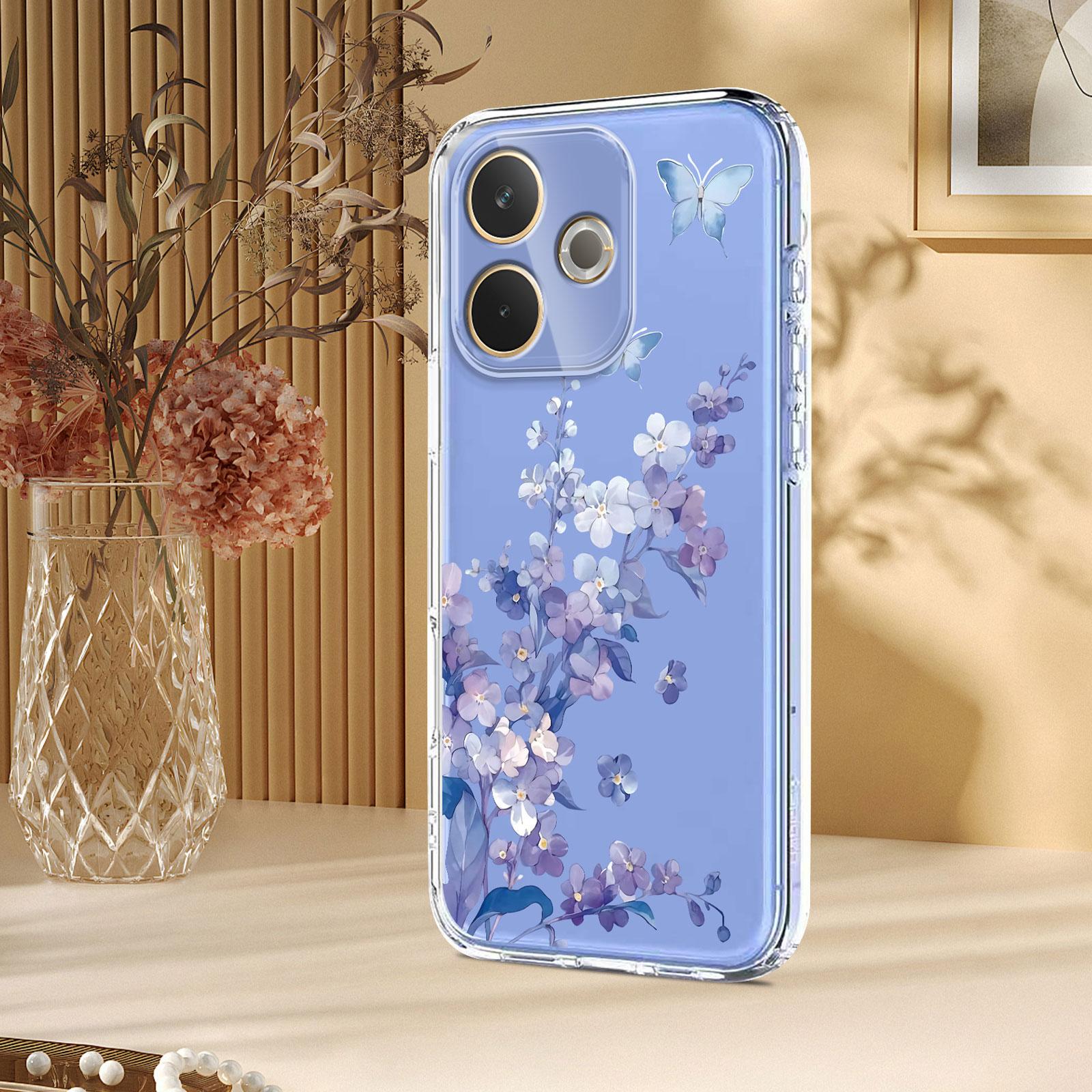 

Case For Oppo A5 4G 5G Cute Flower Phone Case on For Coque Oppo A5 A5 Pro A5M A3 A3 Pro A3X 4G 5G Clear Soft Cover Funda For Oppo A5 4G