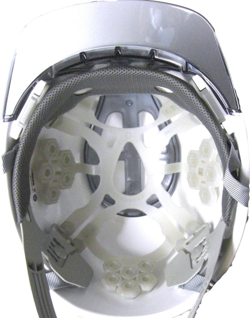 Tanizawa Seisakusho Airlight Double Layer Structure Visibility Helmet Flying Special White X Gray (Tanizawa) Breathability/Good ST#1830-JZ