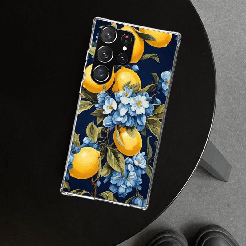 Citrus Limon Linnaeus Phone Case Cover for Samsung Galaxy S26 S25 Edge S24 S23 Ultra S22 Plus S21 FE S20 + Art Customized Fundas