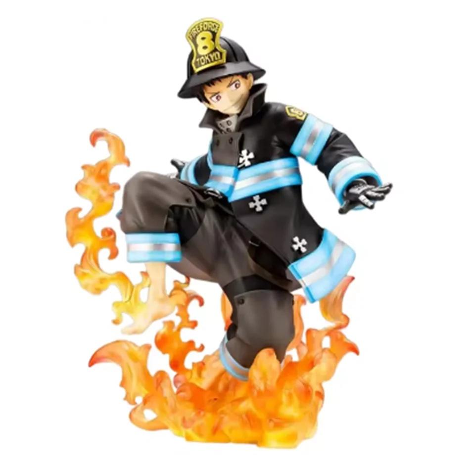 Fire Force Enen No Shouboutai Shinra Anime Character Collectible Model Statue Figure Toy Decoration Small Gi Merchandise