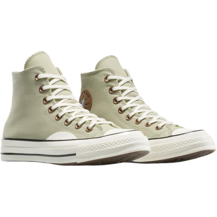 Converse Chuck 70 comfortable and versatile durable and shock-absorbing high-top canvas shoes unisex green