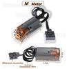 35-Piece 8883 Power Functions Enhanced Black M Motors Compatible with Lego Technical Parts, Pre-Assembled Building Blocks, Car Toys, MOC Blocks,