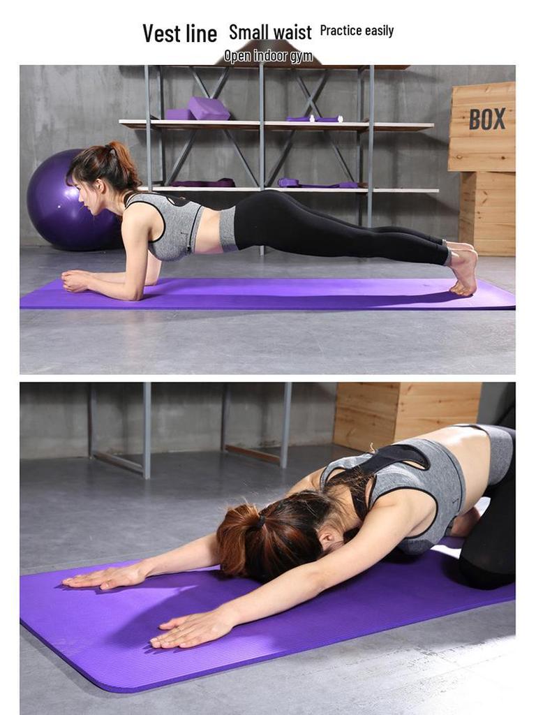 Anti-Slip Thick Yoga Mat for Beginners - Extra Wide and Long for Home Fitness, Dance, and Sports