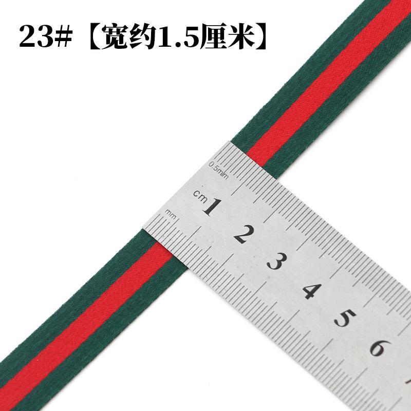 Color Striped Ribbon Ribbon Men'S And Women'S T-Shirt Clothing Accessories Shoes And Hats Decorative Ribbon Ribbon Hemming Cloth Strip
