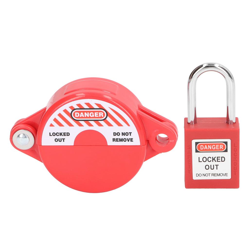 Gate Valve Lockout Set Lockout Tagout Valve Set for Outdoor Garden 25mm To 64mm Stem