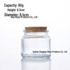 Handmade Glass Candle Holders with Cork Lids - Aromatherapy Jars and Craft Ornaments