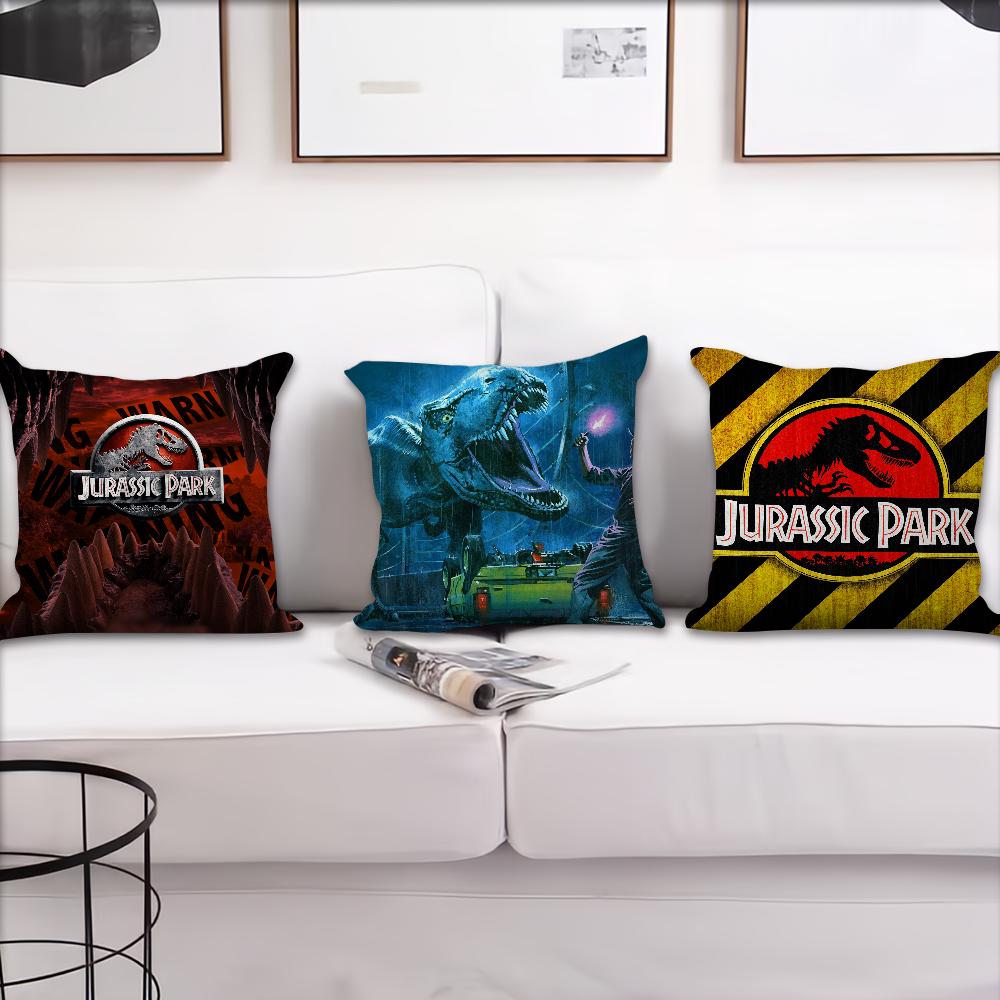 Classic Film J-Jurassic Park cushion cover Living Room Headboard Bedroom Office Cushion Cushion Sofa Nap Time Pillow Case