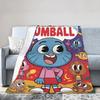 The Amazing World Of Gumballs Soft Warm Blanket  Child Plush Throw Blanket Pattern Couch Chair Flannel Bedspread Sofa Bed Cover