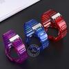 Silicone Watch Case Strap for Casio Watchband Bezel GA-100/110/120/140 GD-100/110/120 5081 5229 scrub/Transparent TPU Accessorie