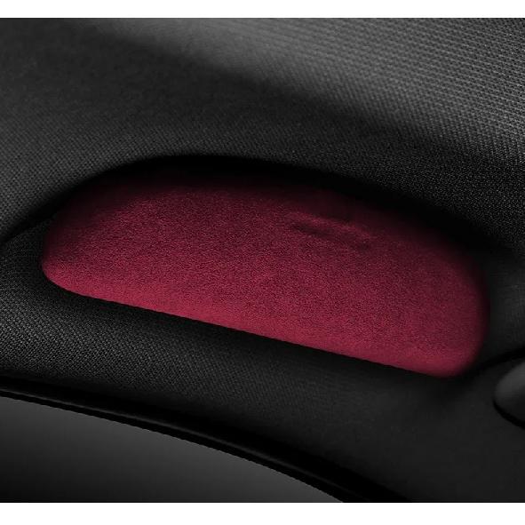 Подходит для автомобилей Mercedes-Benz A/B/C/E/GLC/GLA/GLB/GLE. Чехол для солнцезащитных очков из высококачественной замши. Подставка для хранения солнцезащитных очков. красный