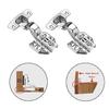 2/10 PCS Stainless Steel Hydraulic Soft Close Hinges Cabinet Door Dampers for Easy Installation On Kitchen & Furniture Cupboards