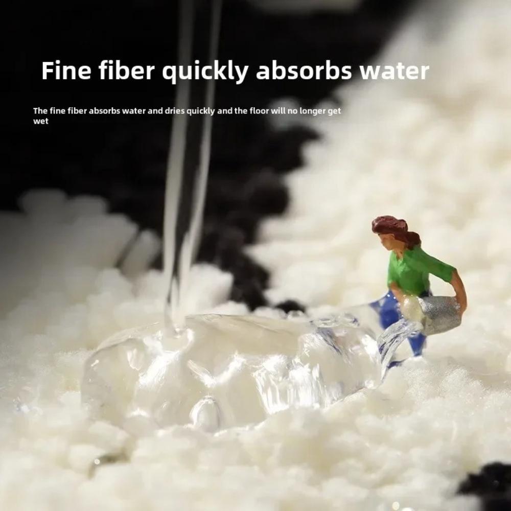 Black White Heart Pattern Absorbent Carpet Thick Non Slip Bathroom Mat Quick Drying Stain Resistant Bedroom Seat Cushion