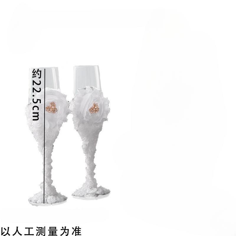 2PCs Келих для західної весільної церемонії Любов Свідок Виготовлення подарунків Нож і лопата для вина