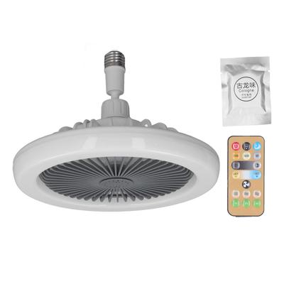 Kleiner Deckenventilator mit Licht Fernbedienung E27 Lampenfassung Ventilator Einstellbare Geschwindigkeit Geschlossener Ventilator 85‑265V