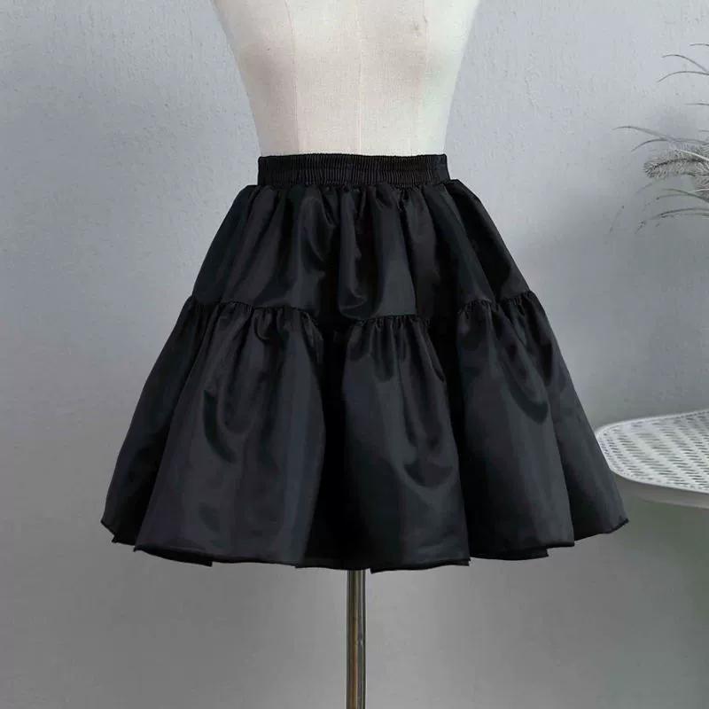 Fashion Without Hoop Petticoat White JK Ball Gown Petticoats Cosplay Breathable Underskirt Crinoline
