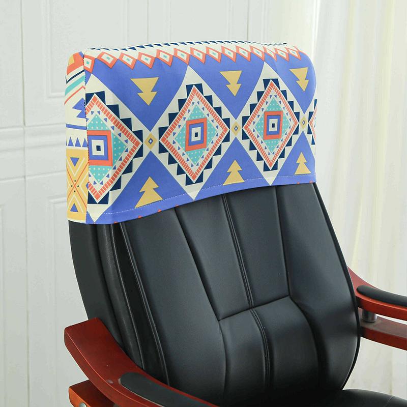 22 Style Elastic Office Swivel Chair Backrest Cover Chair Back Protect Dustproof Banquet Dinner Chair Backrest Slipcover 1pc 1760₽