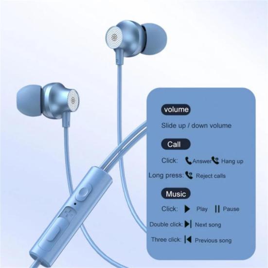 Wired Earphone Type-C Charging HD-calling Stereo Surround Music Listening Intelligent Noise Reduction Wired Headset Audio Accessories
