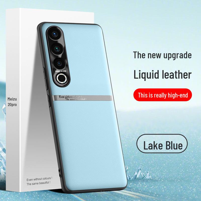 

Чехол Meizu 20 Pro Liquid Leather: Защита от падений и обрастания, цельная транспортировка. Meizu 20 Pro