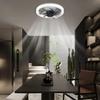 2-in-1 Drei-Geschwindigkeits-Modus LED-Ventilatorleuchte mit Fernbedienung Licht Deckenventilator Beleuchtungsbasis für Zuhause Schlafzimmer Licht Ventilator Decke