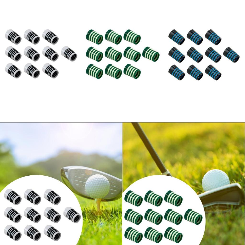 10 Pieces Golf Ferrules Golf Club Shaft Ferrules Portable .370 ID:0.370" Od:0.540" Length:0.750" Taper Tip Adapter for Sports
