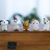 Dog Design Bonsai Decor Kid Toy Gift Dog Statues Puppy Figurines Desktop Ornaments Glass Crafts
