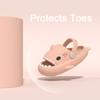 Non-Slip Cartoon Shark Sandals for Boys and Girls, Thick Soft Soles, Summer Beach Shoes