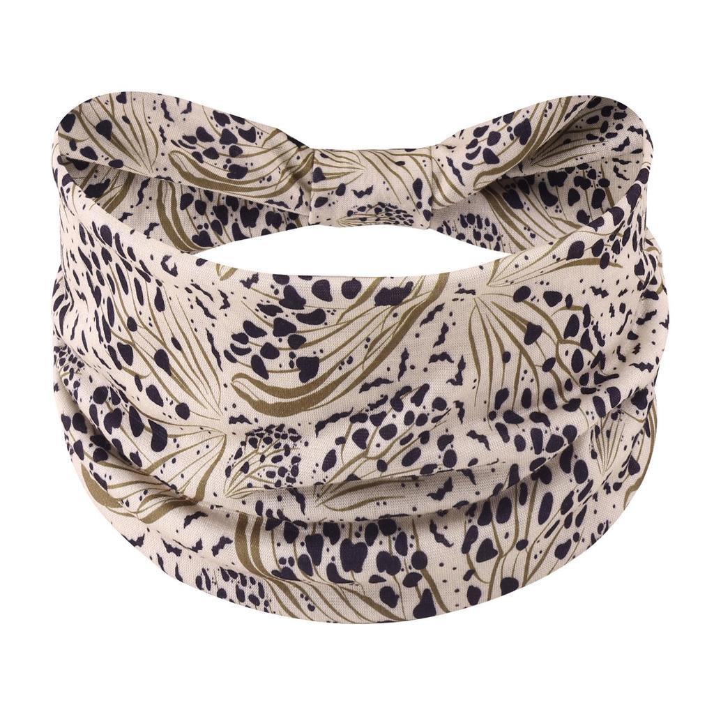 Cross-Border Women's Cotton Yoga Headband - Elastic, Sweat-Absorbing, Fashionable