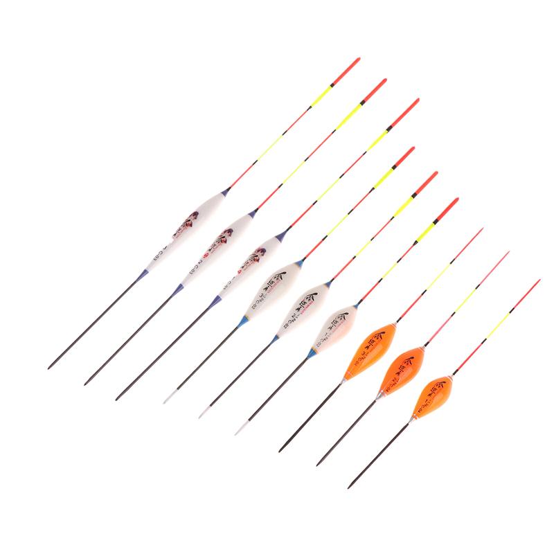 3Pcs Medium Long Float Fish Float High Sensitivity Short Float High Sensitivity Crucian Carp Float White Plastics