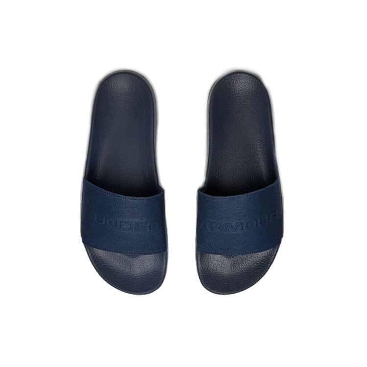 Under Armour Core Remix Canvas Simple Slippers Men Footwear Blue 3022739-401