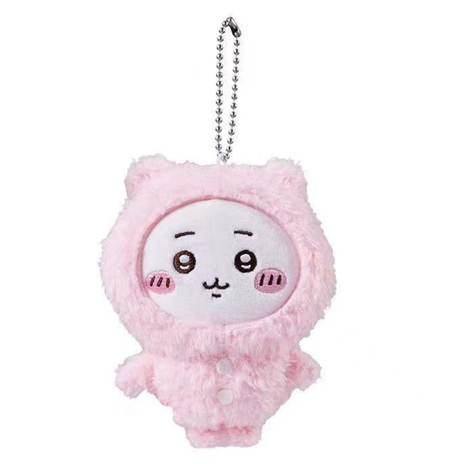 Nouveaux Porte-clés Pendentifs poupées couinantes en peluche dessin animé mignon Pendentif Cœur de Fille pour Sac à Dos Porte-clés Super Mignon Bijoux Cadeaux