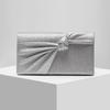 New Women's Pleated Shiny Dinner Bag, High-end Clutch Bag, Evening Bag, Dress Clutch Bag, Wedding Bag.