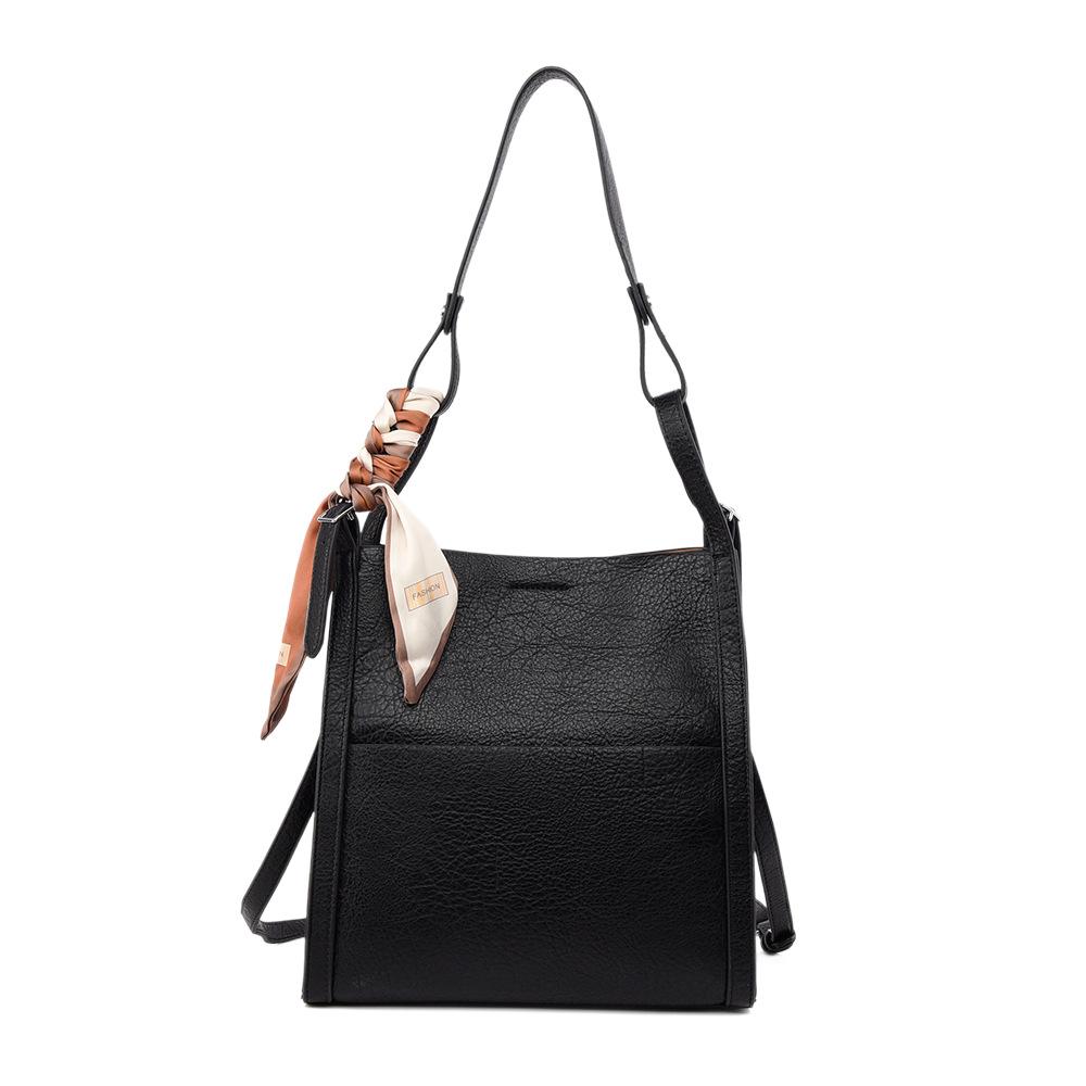 Women's shoulder bag, new fashionable women's bag, simple large capacity tote bag, versatile daily commuting crossbody bag