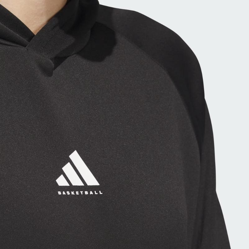 adidas Basketball Men's Crazy Warm Fleece Hoodie Black JN2491