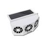 Strong Wind Solar Powered Car Exhaust Fan Heat Dissipation Air Vent Radiator  Summer