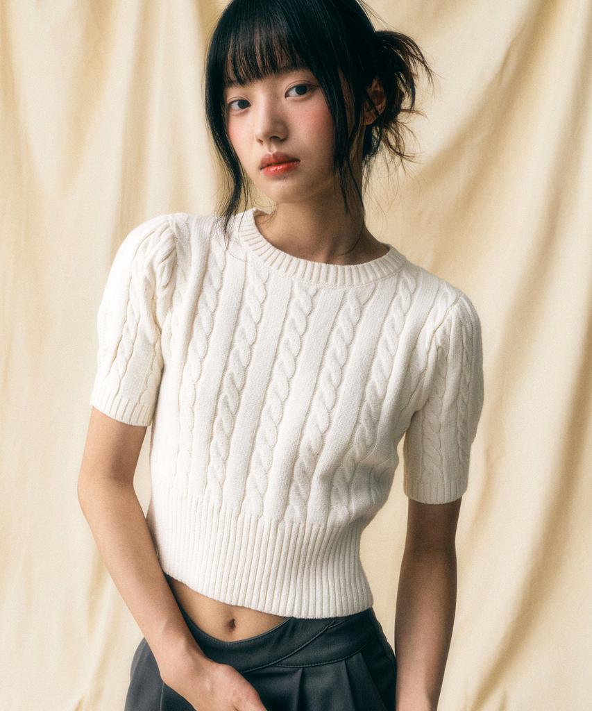 VIVACIOUS Tweet Twist Knit - 7Col