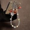 Luxury Diamond Butterfly Pendant Mobile Phone Lanyard Phone Case Wrist Strap Keycord Bling Glitter Rhinestone Hanging Chain