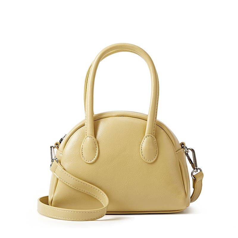 

New niche design bag women s simple versatile handbag shoulder crossbody small square bag жёлтый
