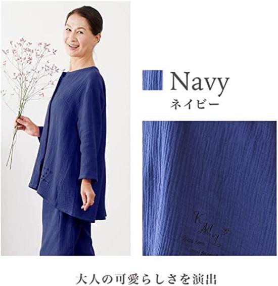 MY Soft and gentle gauze pajamas for suitable for hospital nursing and relaxation 2 colors available [KISS LIFE] women, stylish, seniors, stays, care,