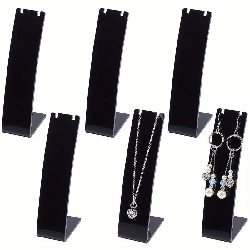 6pcs Necklace Display Pendant Organizer Jewelry Display Stand Jewelry Mannequin Bust Necklace Pendant Window Display