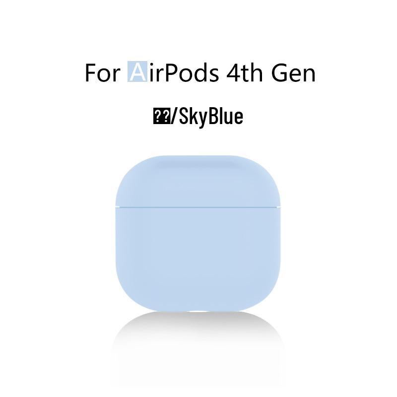 Compatible Silicone Protective Case for Apple AirPods 4th Gen and AirPods Pro 3
