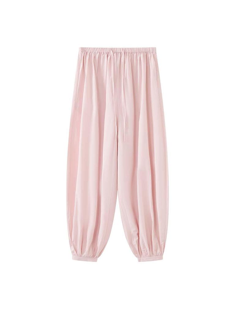 Xu Man Spring/Summer Fashionable INS Style Women's Balloon Cuff Joggers with Buttoned Ankles