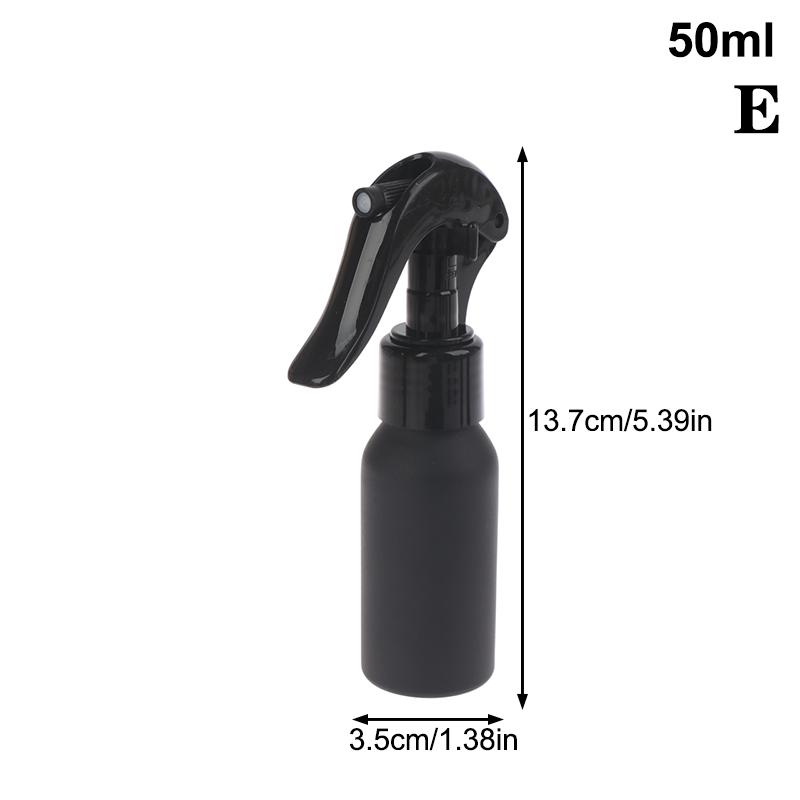 40Ml-250Ml Black Frosted Aluminum Bottle With Cap Perfume Lotion Cosmetic Toner Water Bottle Travel Protable Refillable Bottle